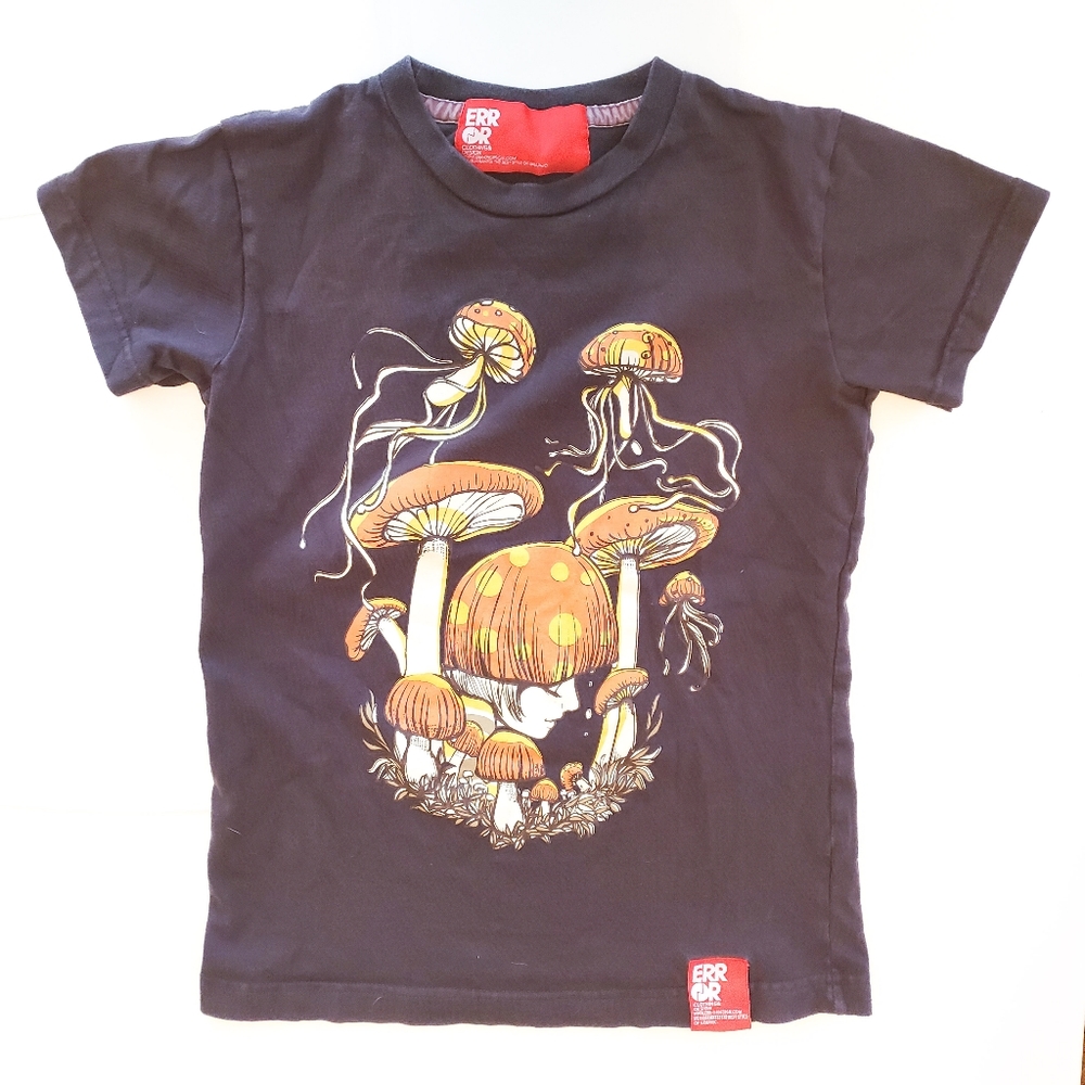 ERR-OR Jellyfish Mushroom Trippy TShirt Size XS